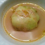 ふくの季 - 24回目天然平目とブルターニュオマール海老のナバラン仕立て