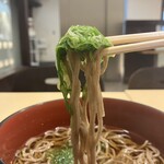 東京シェフズキッチン 日本そば あずみ野 - 蕎麦、ネギ
