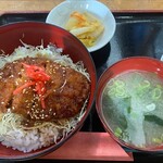 いい里さかがわ館 - ソースカツ丼850円(税込)