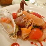 ラ・テンダ・ロッサ - 天然魚介のインサラータ ディ マーレ 