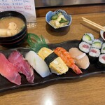 いしまつ - 並握りランチ