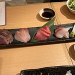 日本酒と魚 Crew's kitchen 菊名 - お刺身五点盛り　3人前