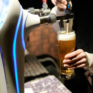 The refreshing feeling is different! Enjoy sub-zero draft beer and highballs♪