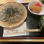 Juuwari Soba Ishikawa - ざる蕎麦＋いなり