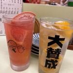 Yakitori Osen Daisansei - ピングレサワー、レモンサワー