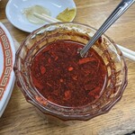 亀戸餃子 本店 - ラー油も美味い♪