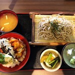 Teuchi Soba Tempura Iidaya - ランチセット