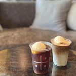 梅小路ポテル京都 カフェ - トッピングアイスあります。