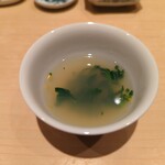 鮨 はしもと - 魚で出汁を取ったお吸い物