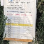 麺屋 味方 - 麺の量を事前に伝えます