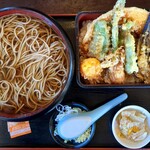 Soba Dokoro Genki - 玄喜セット麺大盛＠1250円