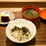 虎白 - 寒鰤の炊き込みご飯