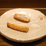 虎白 - 「揚物」フカヒレ、筍の天ぷら