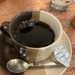 喫茶ジャンボ - ケーキセットのホットコーヒー