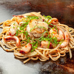 Seafood Yakisoba (stir-fried noodles)