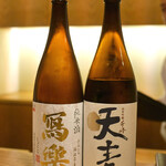 虎白 - 「天青」純米、「写楽」純米吟醸