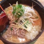 麺処 大田屋 - 男肉味噌ラーメン　ごはんが食べたくなるあじ。