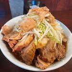 ラーメン二郎 - ぶた小ラーメン　ニンニクアブラ