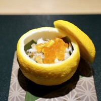 鉄板焼 宇佐見 - 柚子釜　渡り蟹