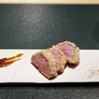 鉄板焼 宇佐見 - 大鹿村産　鹿肉