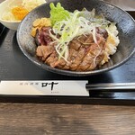 焼肉酒場 叶 - 特選和牛欲張り丼（ご飯大盛り）