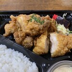 一やのチキン南蛮 - 結構量もあります。