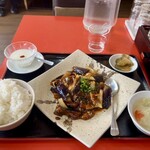 Shanhai Hanten - ナス炒め定食 950円