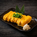 Dashimaki tamago (rolled Japanese style omelette) /juicy! black pork Gyoza / Dumpling