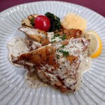 Bistro 樹 - キノコのクリームソースをこの3倍かけてほしいくらい好きな味