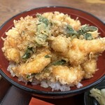 大えび天専門店 さんき - デラックスかき揚げ丼