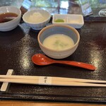 京都祇園 天ぷら八坂圓堂 - カブのスープ