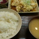 升亀 - イカ天定食 500円
                                