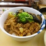 松屋 - 肉味噌茄子コンボ牛めし