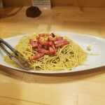 カジュアルフレンチBar 7FUKU - ペペロンチーノ(ベーコンバージョン)