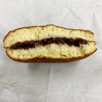 和菓子処 大角玉屋 - ハートどら焼　断面