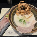 鶏 soba 座銀 - 鶏Soba 肉寿司セット