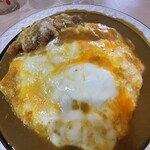 カレーショップキング - オムカツチーズ特盛1300+tax