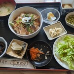 貝殻亭 - 白身魚丼1200円