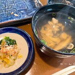 碧 - お吸い物と香の物