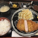 とんかつ上善 - 厚切り上ロース定食