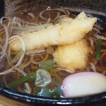 そば処 つぼ半 - いか天そば ¥650