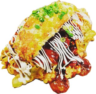 Okonomiyaki Teppanyaki Tekojiman - ポテサラオムそば