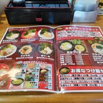 横浜家系ラーメン翔 - メニュー