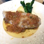 CIRCULO - ④舌平目と菜花のオーブン焼　焦がしバター・柚子　(1/12 \1,450）　