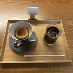 喫茶葦島 - 贅沢プリン + コール珈琲