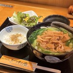 きつね庵 - 京きつねうどんセット　1,250円