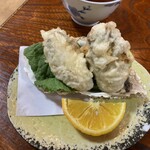 てんぷら 高七 - 牡蠣の天ぷら（500円）
