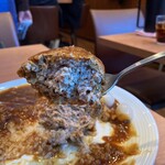 カレーハウス キラリ - ハンバーグカレー