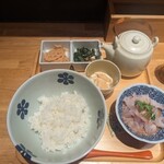 だし茶漬け+肉うどん えん - 