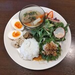 日々詩喫茶室 - 二十四節気替わりプレート(ご飯少なめ)